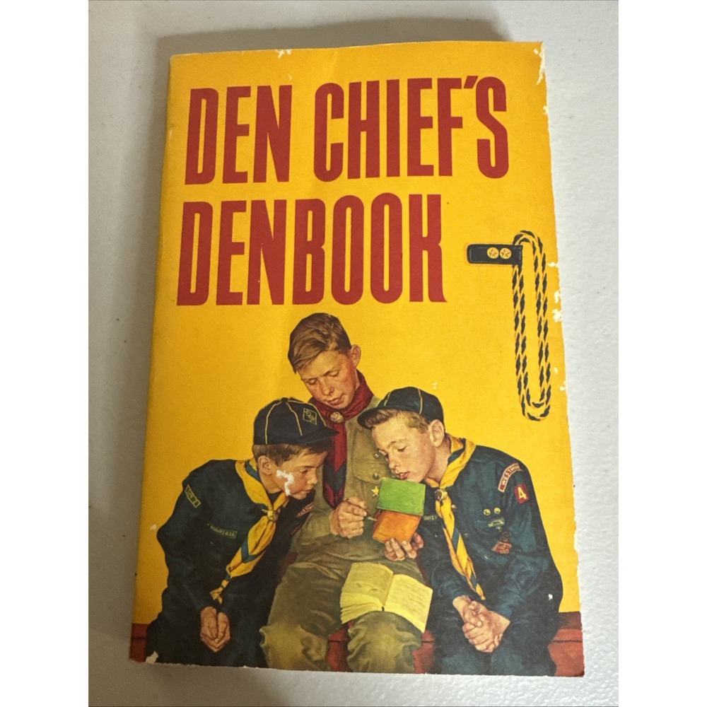 Den Chief's Denbook 1971 Copyright 1968 Edition Boy Scouts of America BSA